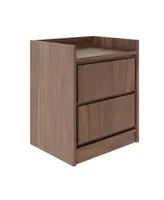 Boyd Sleep 19" Medium Density Fibreboard Adagio Mid-Century Modern Low Profile Nightstand