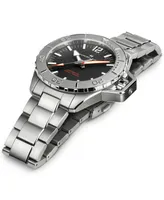 Hamilton Men's Swiss Automatic Khaki Navy Frogman Stainless Steel Bracelet Watch 46mm