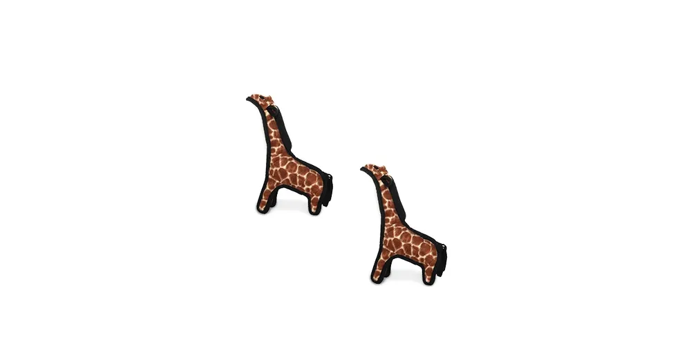 Tuffy Jr Zoo Giraffe, 2-Pack Dog Toys