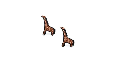Tuffy Jr Zoo Giraffe, 2-Pack Dog Toys