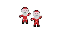 Tuffy Holiday Santa, 2-Pack Dog Toys