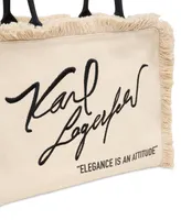 Karl Lagerfeld Paris Margot Market Medium Cotton Tote