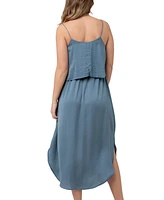 Ripe Maternity Maternity Nursing Slip Satin Dress