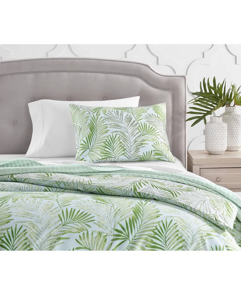 Charter Club Damask Designs Cascading Palms 300-Thread Count 3-Pc. Comforter Set, Full/Queen, Created for Macy's