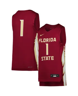 Big Boys Nike Garnet Florida State Seminoles Team Replica Basketball Jersey