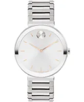 Movado Women's Bold Horizon Swiss Quartz -Tone Stainless Steel Watch 34mm