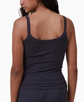 Cotton On Women's Sleep Recovery Scoop Neck Singlet Top