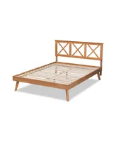 Baxton Studio Galvin Modern and Contemporary Full Size Finished Wood Platform Bed