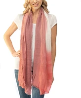 Vince Camuto Dip Dye Border Wrap Scarf