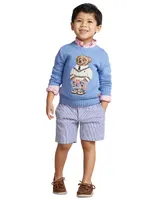 Polo Ralph Lauren Toddler and Little Boys Stretch Seersucker Shorts