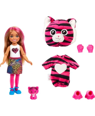 Barbie Cutie Reveal Jungle Series Chelsea Tiger Doll - Multi