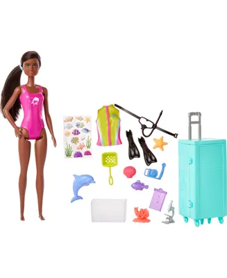 Barbie Marine Biologist Doll and Playset - Brunette - Multi