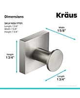 Kraus Ventus Bathroom Robe and Towel Hook