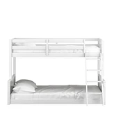 Hillsdale By Living Essentials Wood Capri Twin Over Full Bunk Bed