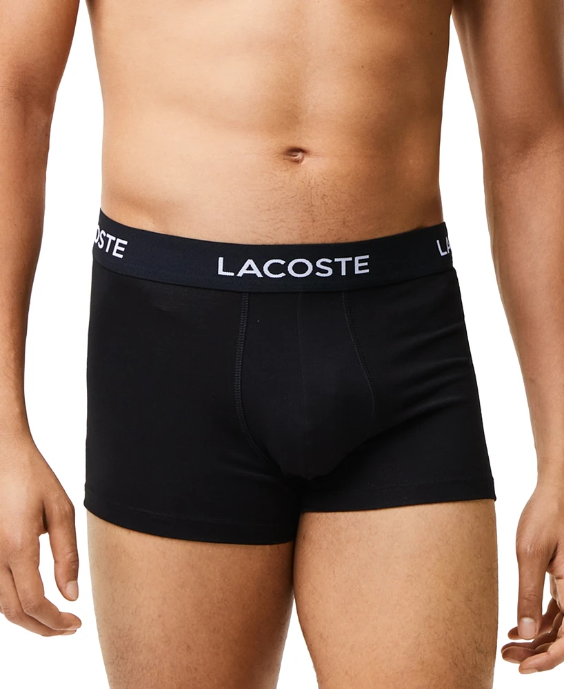 Lacoste Men's 5 Pack Cotton Trunk Underwear