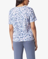 Andrew Marc Sport Women's Short Sleeve Printed Boxy T-shirt