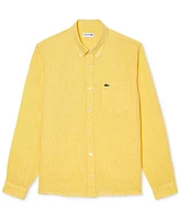 Lacoste Men's Regular-Fit Linen Shirt
