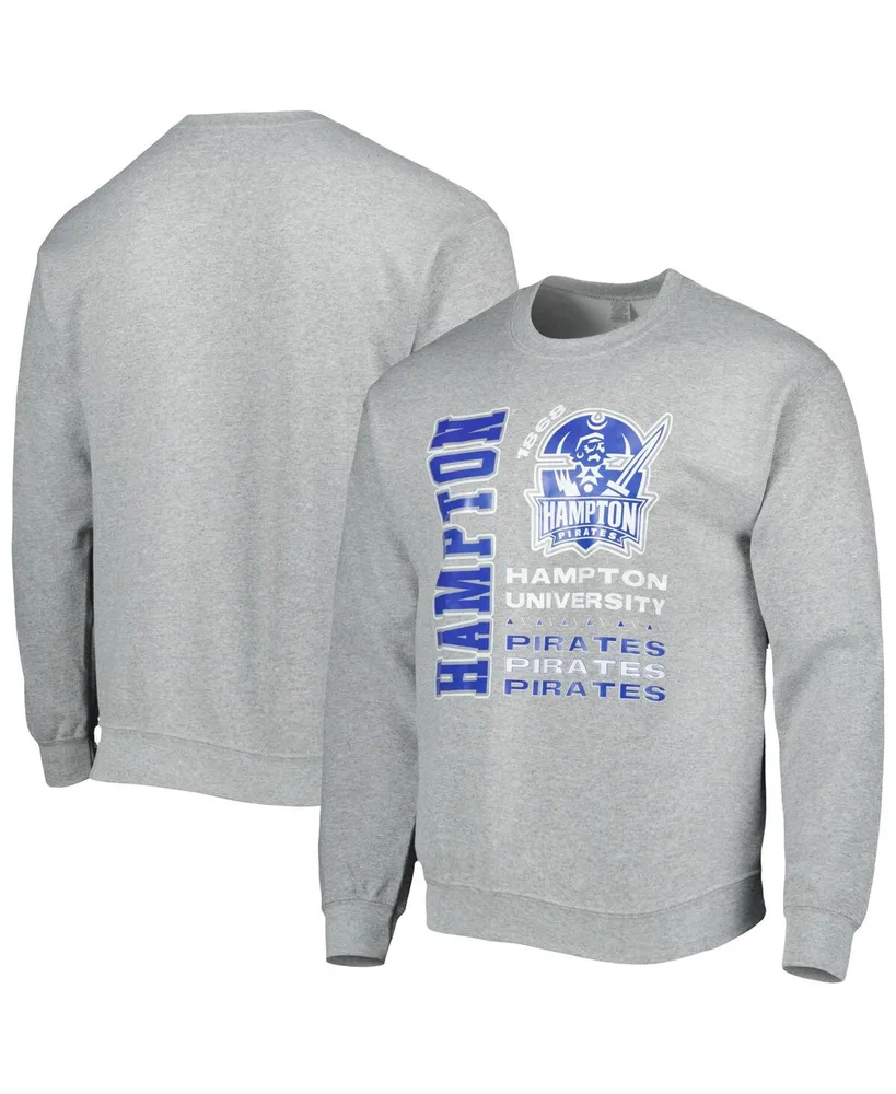 Men's Tones of Melanin Gray Hampton Pirates Pullover Sweatshirt