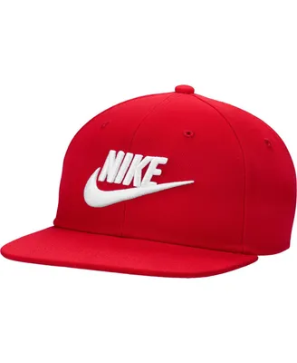 Big Boys Nike Red Futura Pro Performance Snapback Hat
