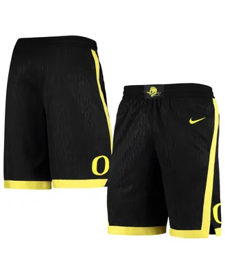 Men's Nike Black Oregon Ducks Logo Replica Performance Basketball Shorts