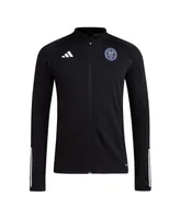 Men's adidas Black New York City Fc 2023 On-Field Aeroready Full-Zip Training Top