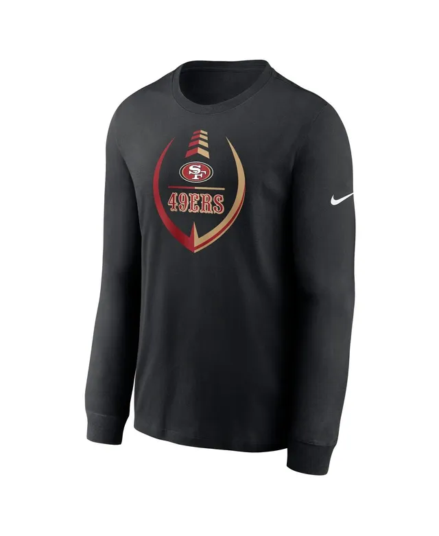 San Francisco 49ers MSX by Michael Strahan Camo Performance Long Sleeve T- Shirt - Black