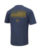 Men's Colosseum Navy West Virginia Mountaineers Oht Military-Inspired Appreciation Flag 2.0 T-shirt