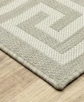 Jhb Design Genoa Outdoor 6560GNA 1'10" x7'3" Runner Area Rug