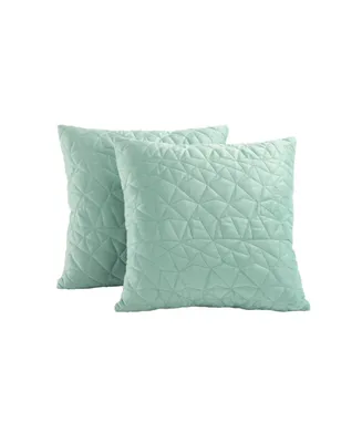 Lush Decor Quilted 2 Pack Decorative Pillow, 18"x18"