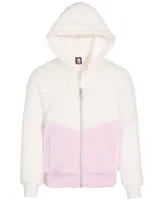 Id Ideology Big Girls Colorblocked Faux-Sherpa Zip Jacket, Created for Macy's