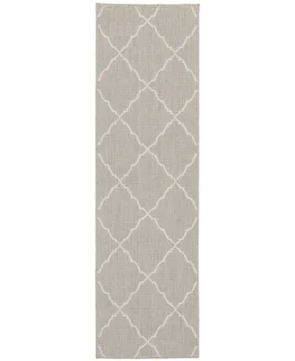 Jhb Design Genoa Outdoor 7225GNA 1'10" x 7'3" Runner Area Rug