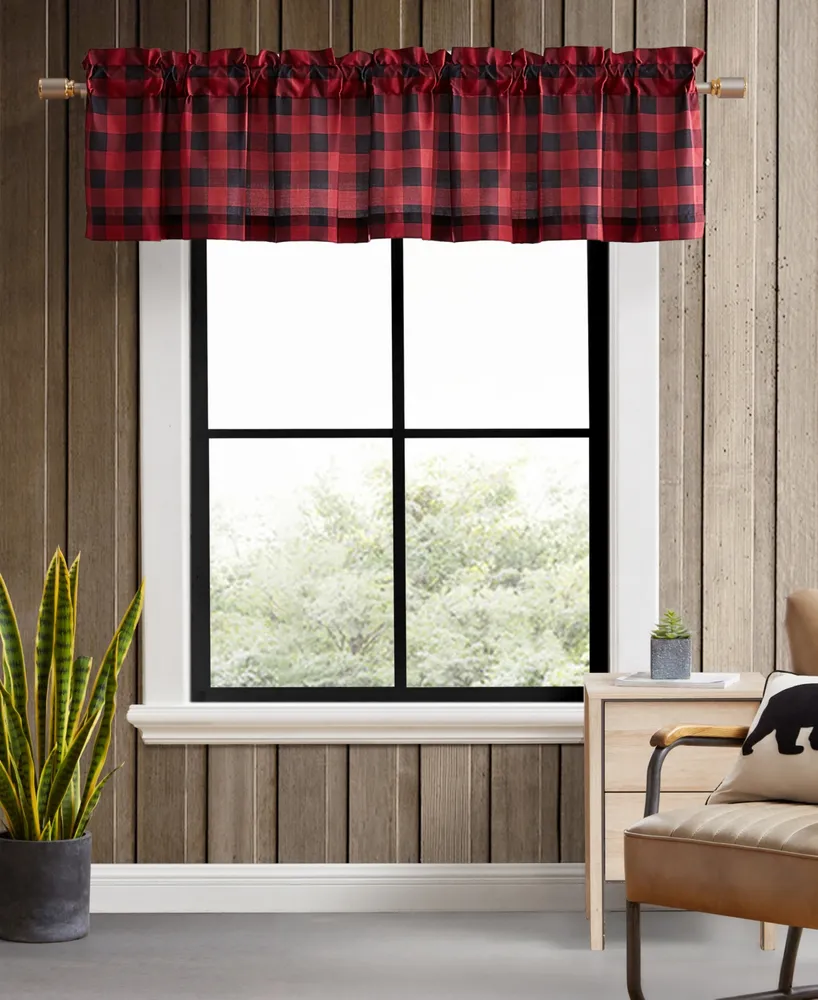 Eddie Bauer Pole Top Valance, 15"x 86"