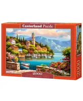 Castorland Village Clock Tower Jigsaw Puzzle Set, 2000 Piece