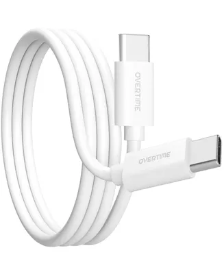 Overtime 6ft Usb Type C Charging Cable for iPhone 15, Samsung, Pixel, and More (OTDCUSBCTC6)