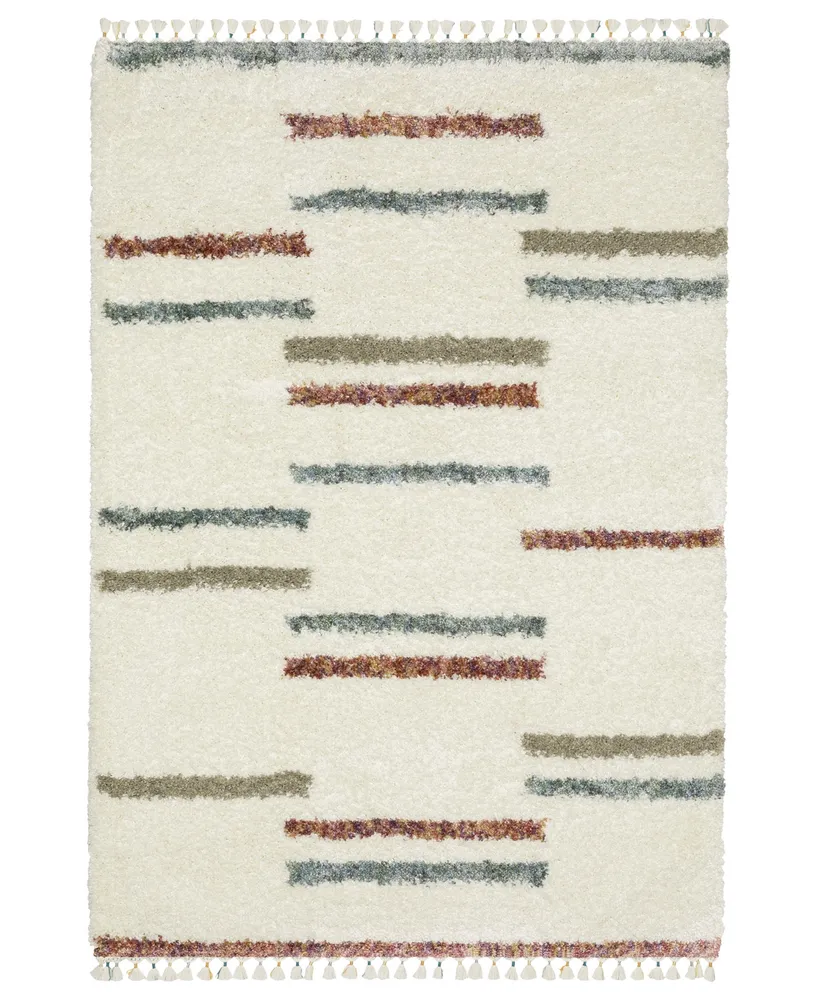 Jhb Design Vertical Shag VLS04A 3'10" x 5'5" Area Rug