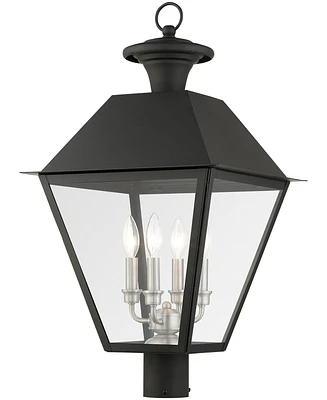 Livex Wentworth 4 Light Outdoor Post Top Lantern