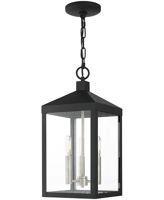 Livex Nyack 3 Light Outdoor Pendant Lantern
