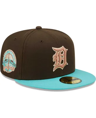 Men's New Era Brown and Mint Detroit Tigers Walnut 59FIFTY Fitted Hat