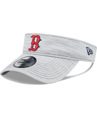 Men's New Era Gray Boston Red Sox Adjustable Visor