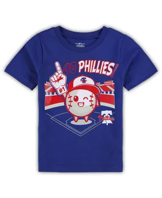 Toddler Nike Red Philadelphia Phillies 2022 World Series Authentic Collection Dugout T-Shirt Size:3T