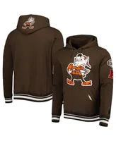 Pro Standard Men's Brown Cleveland Browns Retro Classic Fleece Pullover  Hoodie