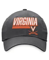 Men's Top of the World Charcoal Virginia Cavaliers Slice Adjustable Hat