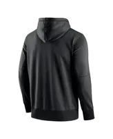 Men's Nike Black Florida Gators Logo Stack Performance Full-Zip Hoodie