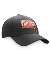 Men's Top of the World Charcoal Virginia Cavaliers Slice Adjustable Hat