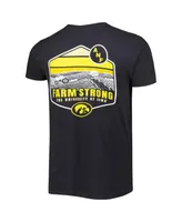 Men's Black Iowa Hawkeyes Hyperlocal T-shirt