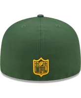 Men's New Era Green Green Bay Packers Identity 59FIFTY Fitted Hat