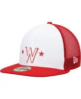 Men's New Era White, Red Washington Nationals 2023 On-Field Batting Practice 59FIFTY Fitted Hat