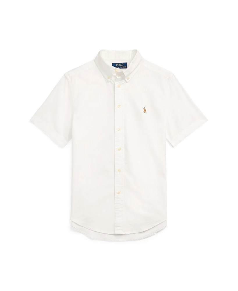 Polo Ralph Lauren Big Boys Cotton Oxford Short-Sleeve Shirt