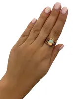 Le Vian Rainbow Multi-Gemstone (3-1/6 ct. t.w.) & Diamond Accent Ring 14k Rose Gold