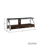 Myla 60" Tv Stand - 2-Tone Finish